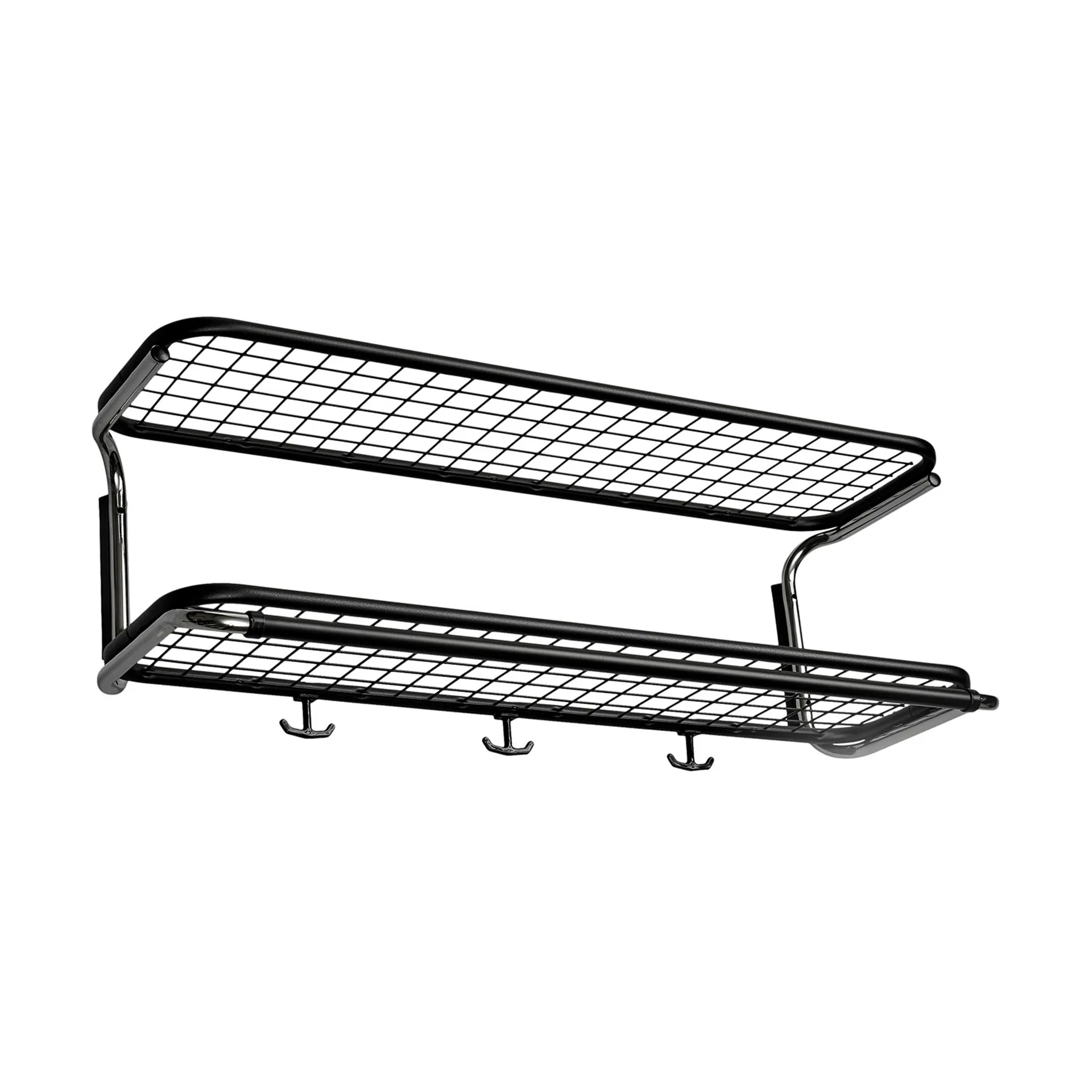 Cabide de chapéu Classic 650, preto/cromado, 2 níveis 80 cm Essem Design
