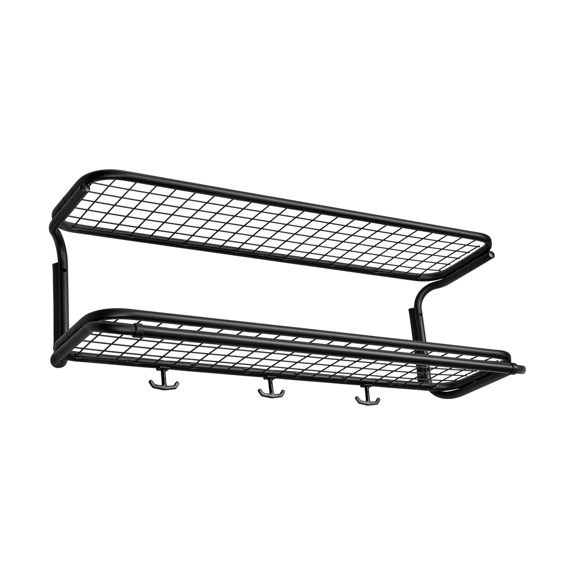Cabide de chapéu Classic 650, preto/cromado, 2 níveis, 80 cm Essem Design