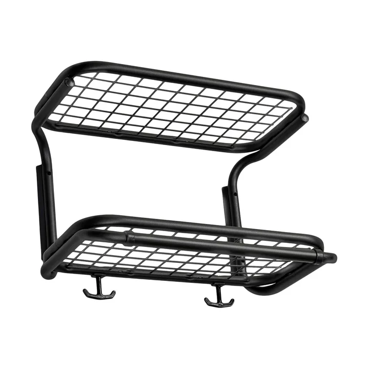 Cabide de chapéu Classic 650 - preto/preto, 2 níveis, 40 cm - Essem Design