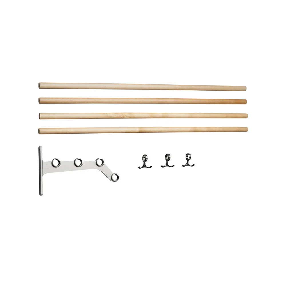 Chapeleira extensão Nostalgi 291, madeira, estrutura alumínio Essem Design