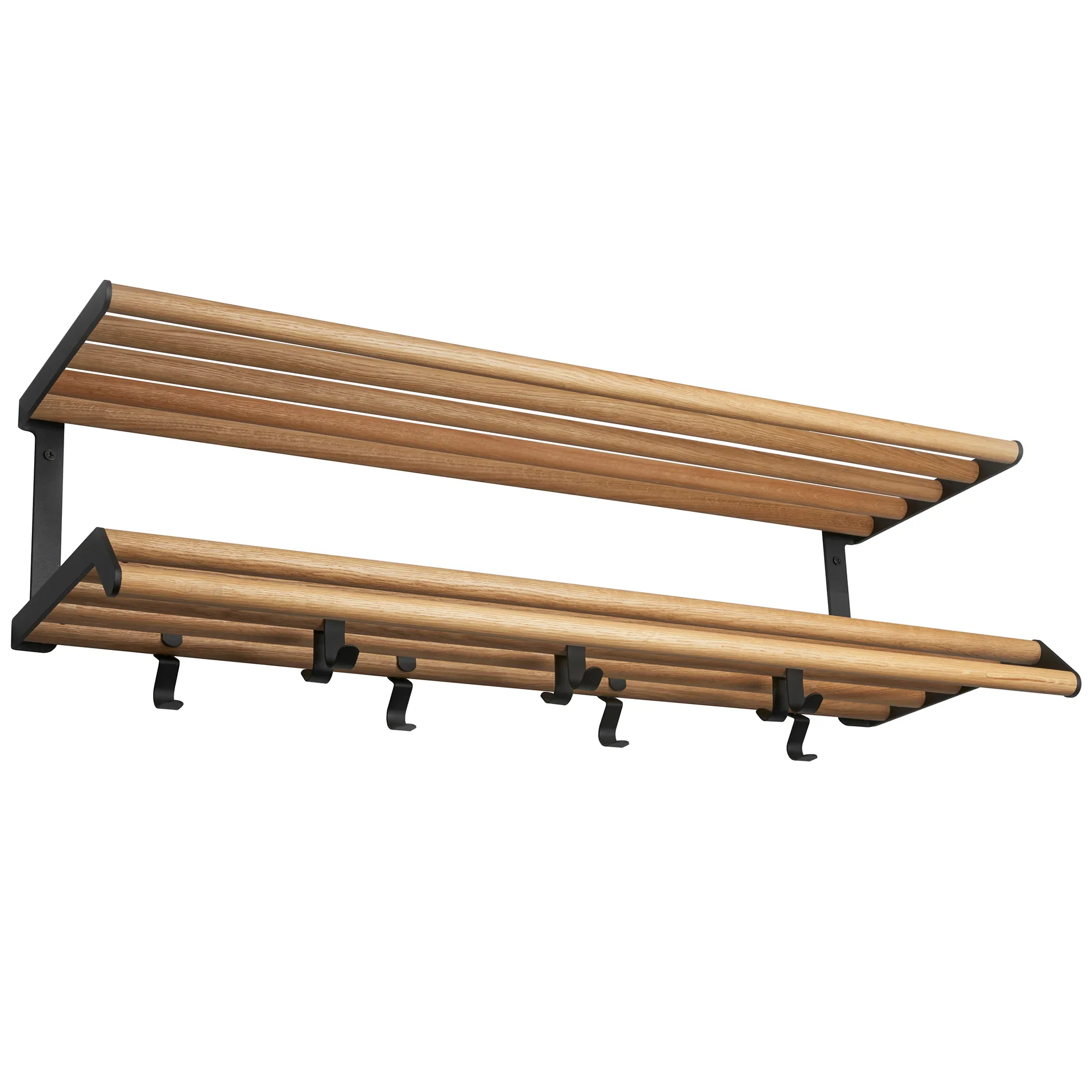 Chapeleiro Tamburin 100 cm, carvalho-preto Essem Design