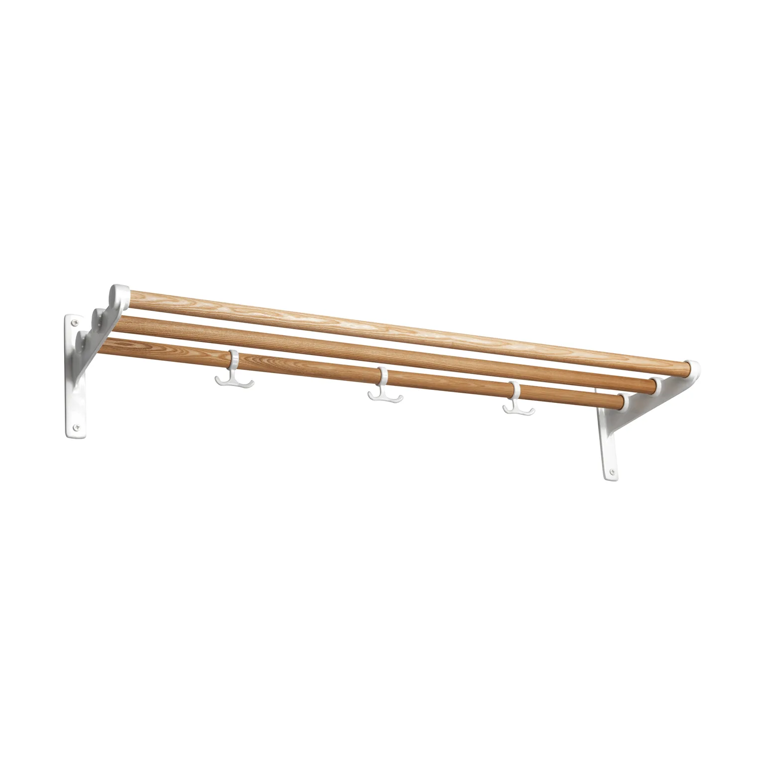 Chapeleiro/sapateira Nostalgi, Branco-freixo, 100 cm Essem Design