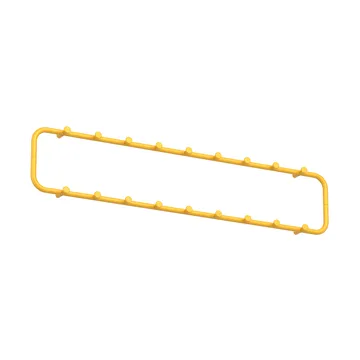Classic cabide de parede 100 cm - Amarelo sol - Essem Design