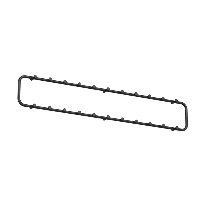 Classic cabide de parede 120 cm - Preto - Essem Design
