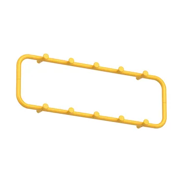 Classic cabide de parede 60 cm - Amarelo sol - Essem Design