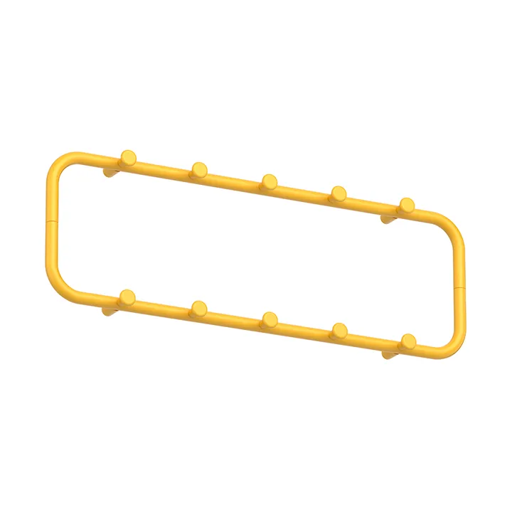Classic cabide de parede 60 cm - Amarelo sol - Essem Design