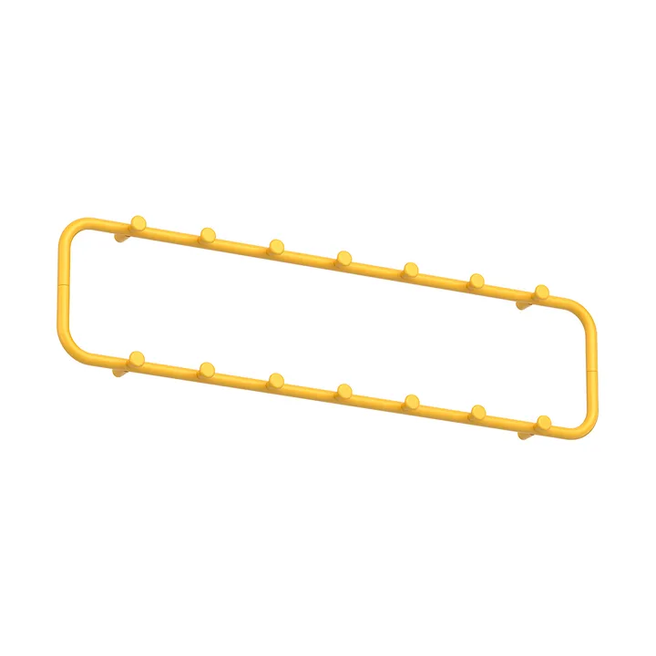 Classic cabide de parede 80 cm - Amarelo sol - Essem Design