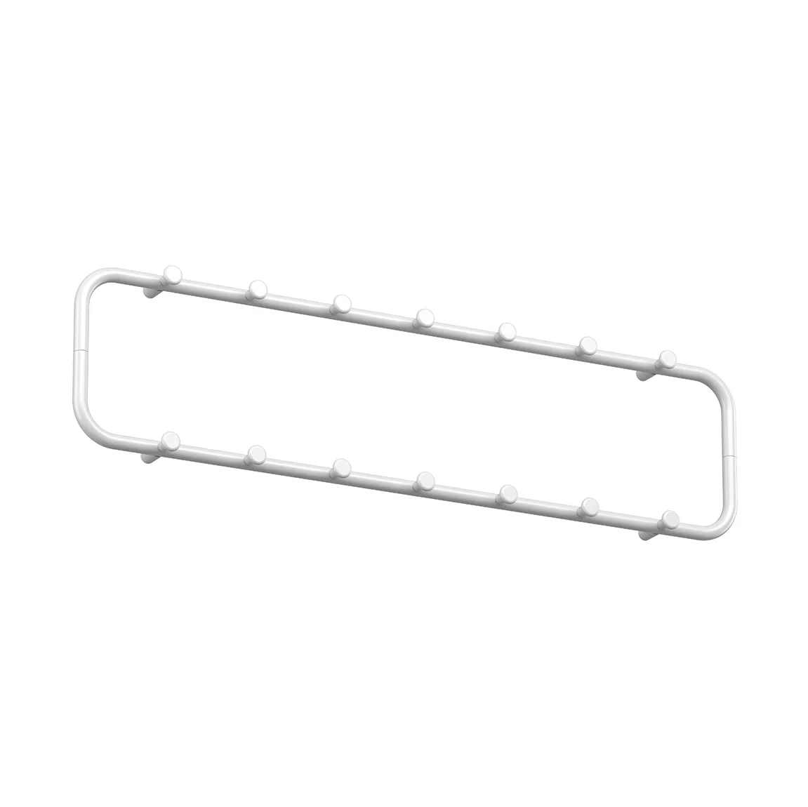 Classic cabide de parede 80 cm, Branco Essem Design