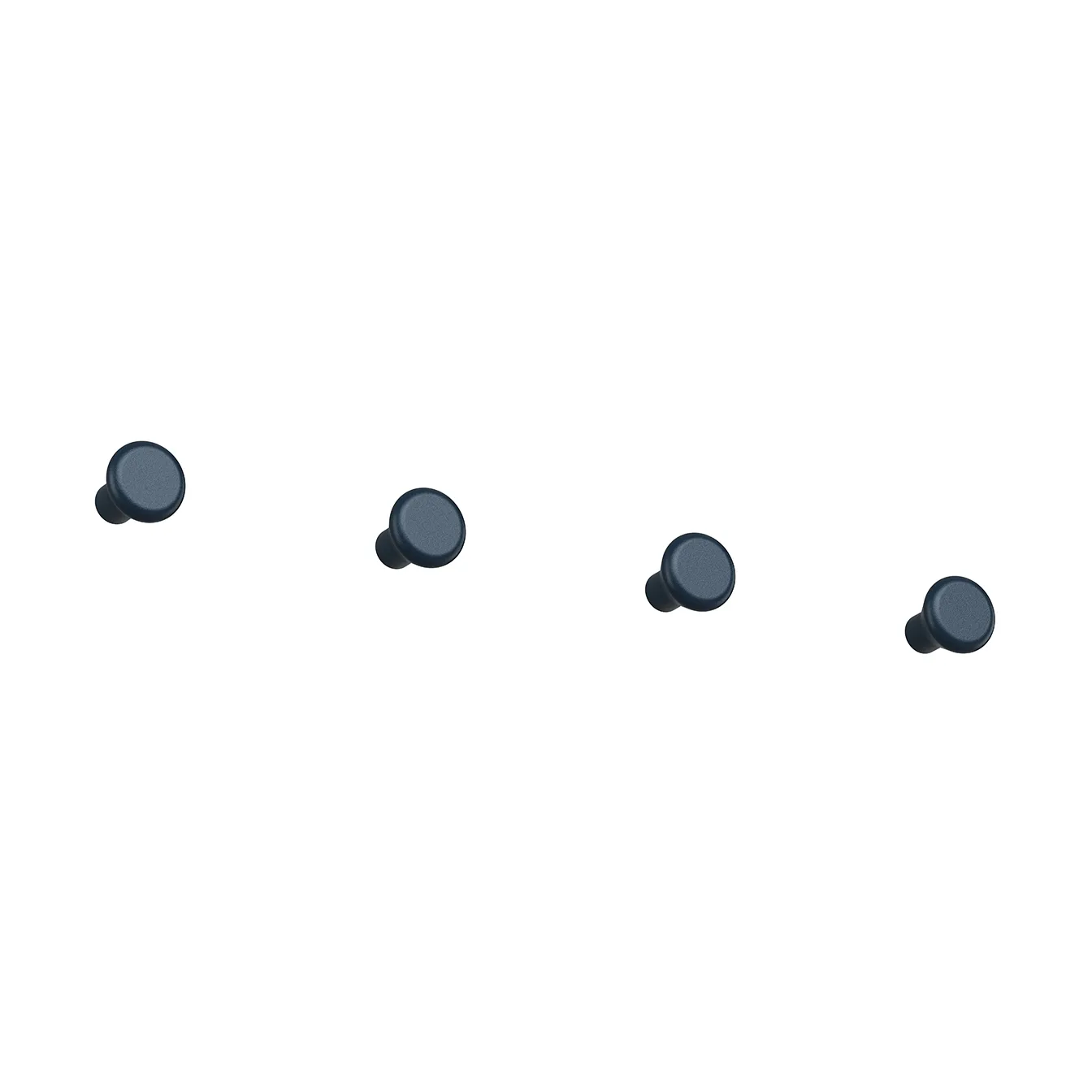 Classic gancho pequeno 4 unidades, Azul meia-noite Essem Design