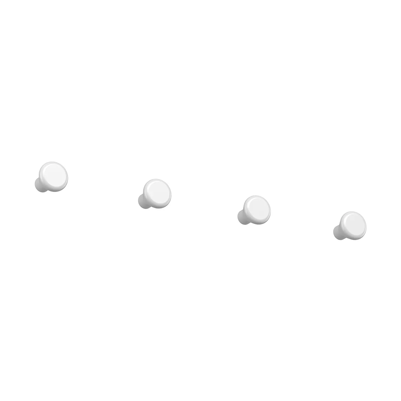 Classic gancho pequeno 4 unidades, Branco Essem Design