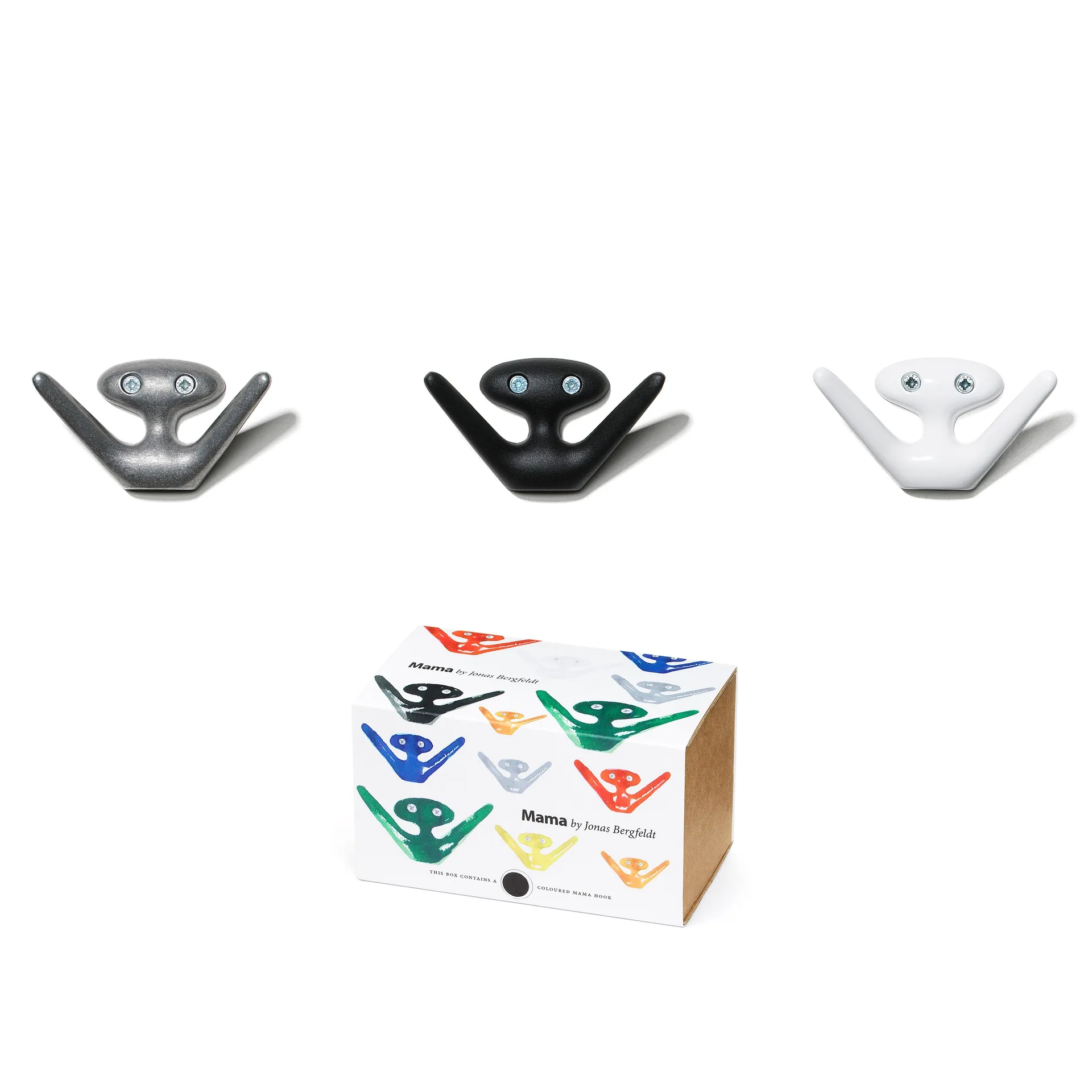 Mama gancho, alumínio Essem Design