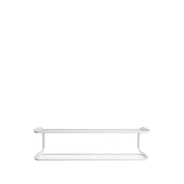 Sapateira Classic 650 - branco/branco, 2 níveis, 100 cm - Essem Design