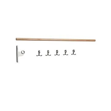 Suporte ganchos extensão Nostalgia - carvalho, estrutura alumínio - Essem Design