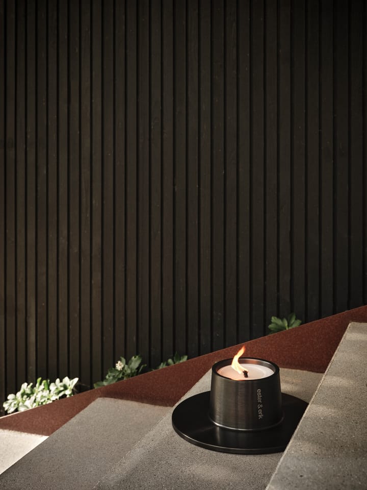 Castiçal exterior ester&erik large 32,3 cm, Black ester & erik