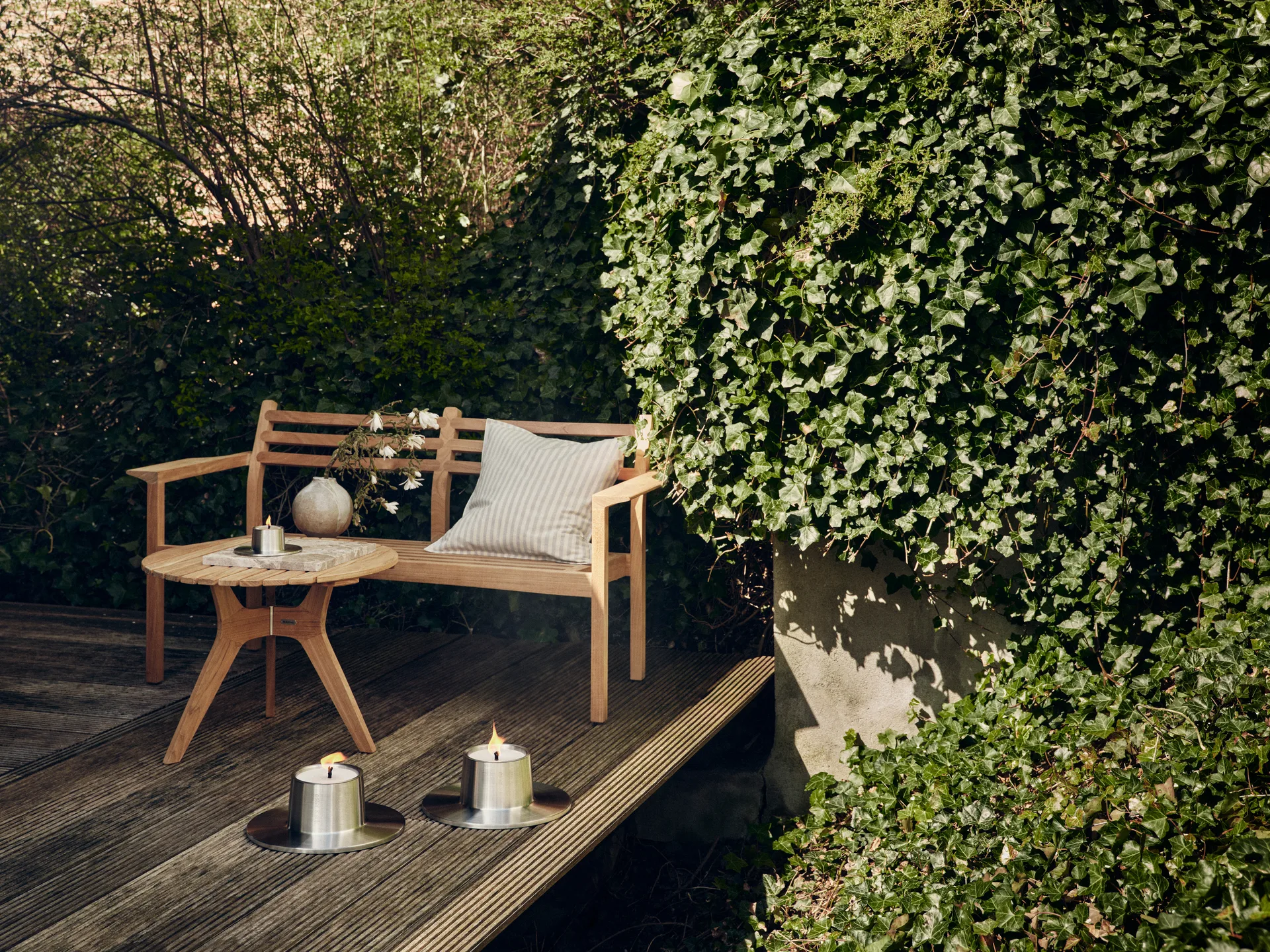 Castiçal exterior ester&erik large 32,3 cm, Silver ester & erik