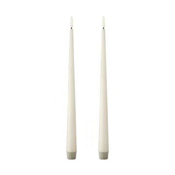 ester & erik vela cônica LED 2-pack - 06 Ivory, 30 cm - ester & erik
