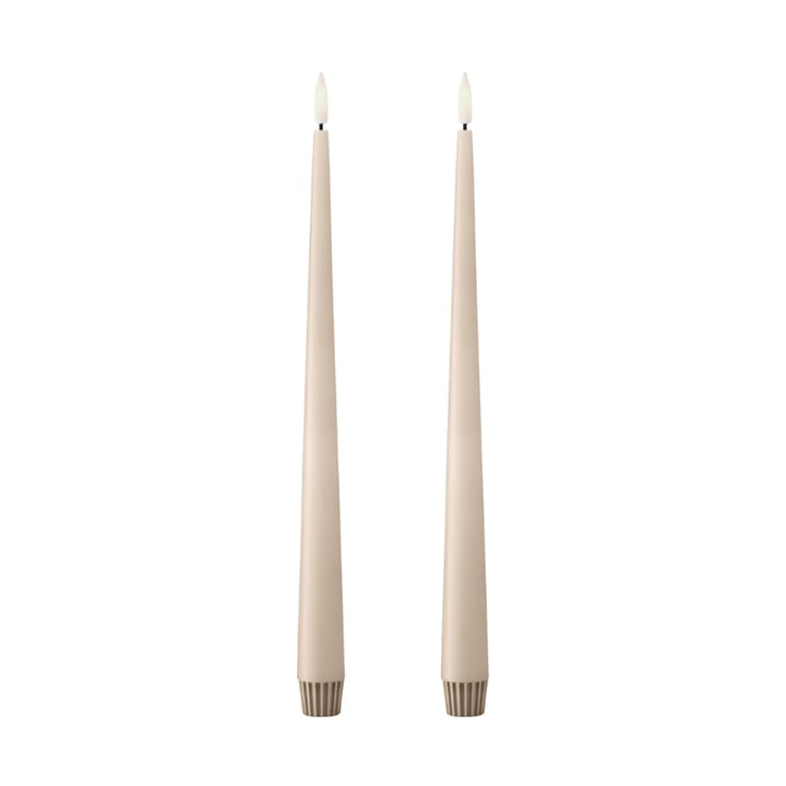 ester & erik vela cônica LED 2-pack - 11 Ice Latte , 30 cm - Ester & erik