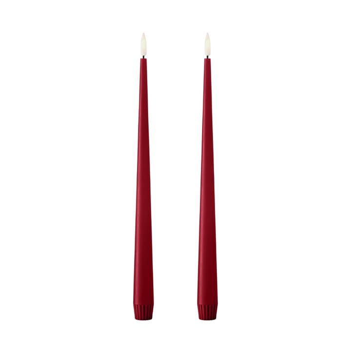 ester & erik vela cônica LED 2-pack - 36 Winter Berry , 30 cm - Ester & erik