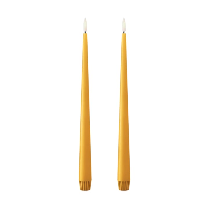 ester & erik vela cônica LED 2-pack - 85 Mango , 30 cm - Ester & erik
