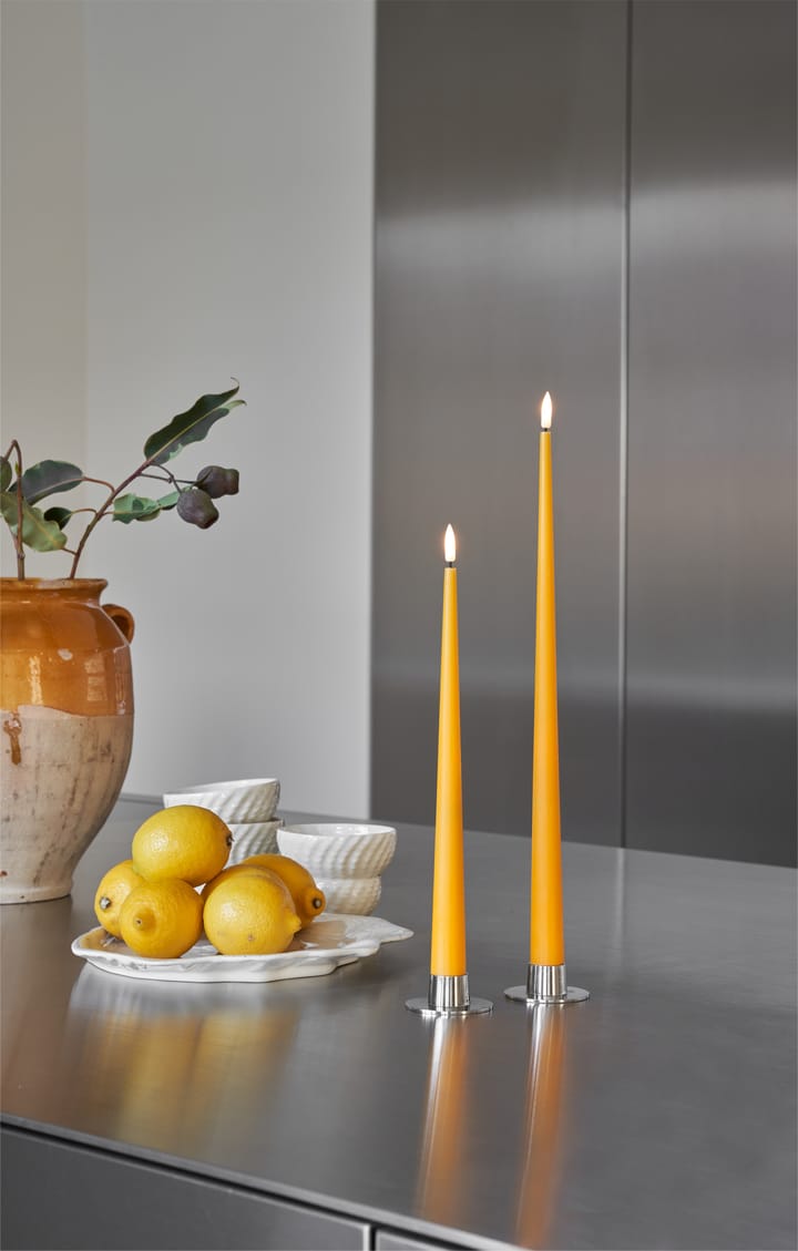ester & erik vela cônica LED 2-pack, 85 Mango, 40 cm ester & erik