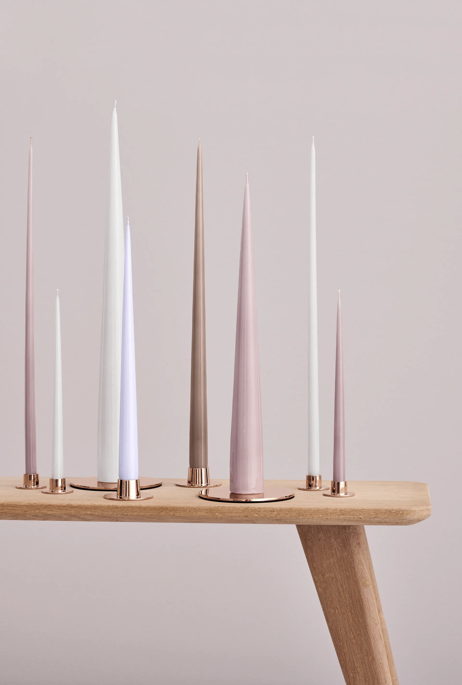 Prato para vela ester & erik Ø12 cm mate, Ouro rosa ester & erik