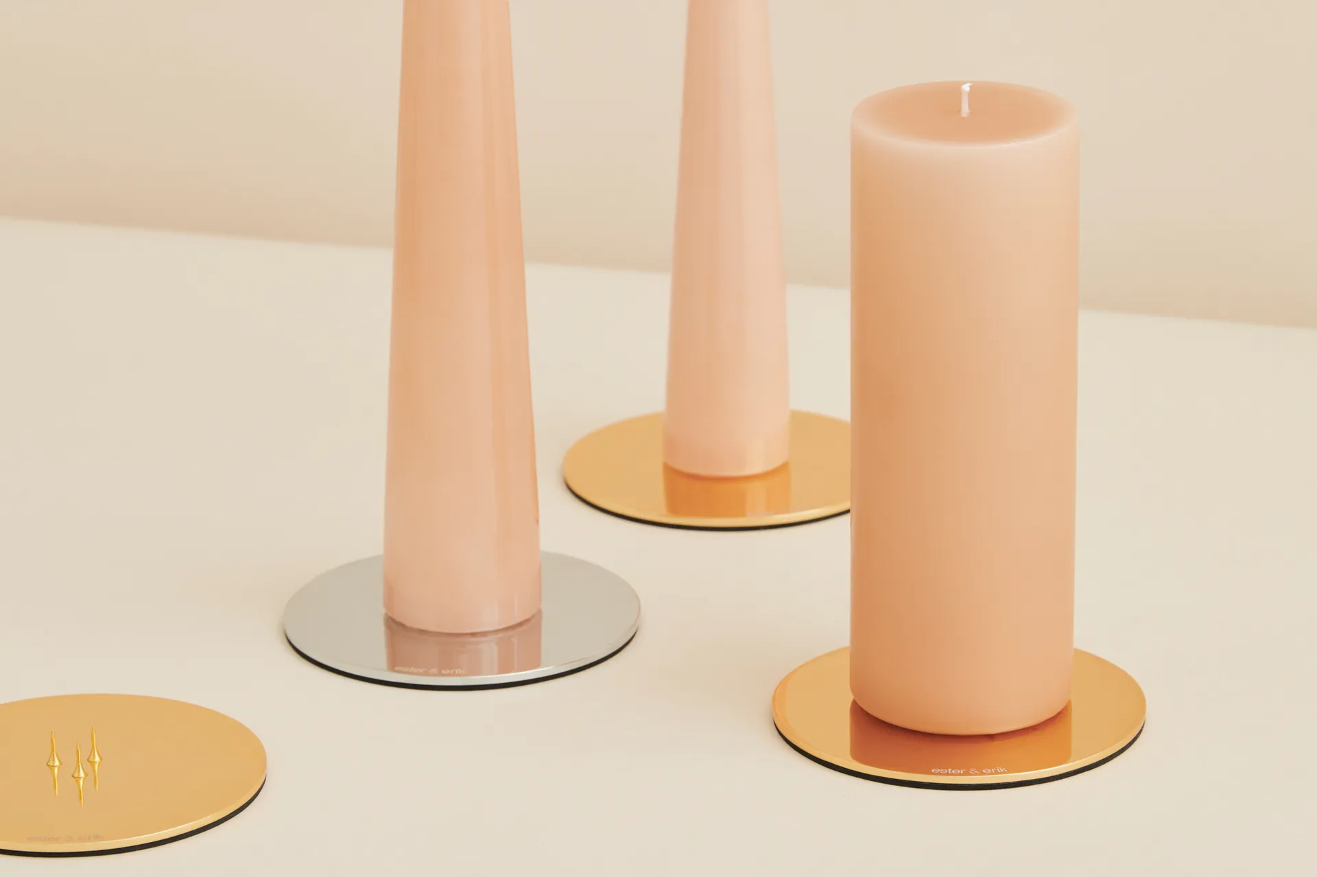 Prato para vela ester & erik Ø12 cm polido, prateado ester & erik