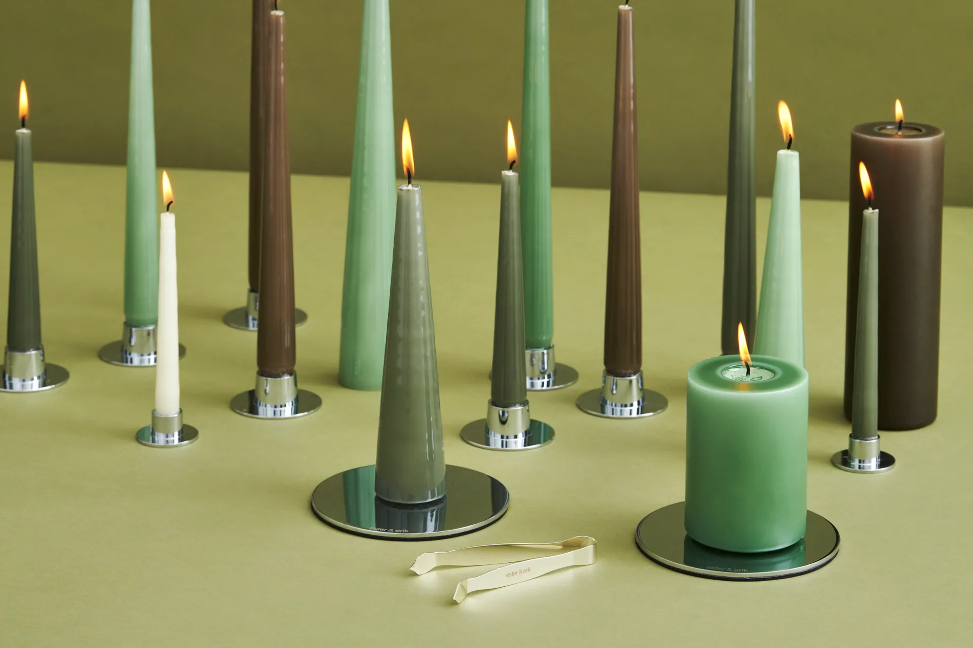 Prato para vela ester & erik Ø12 cm polido, prateado ester & erik