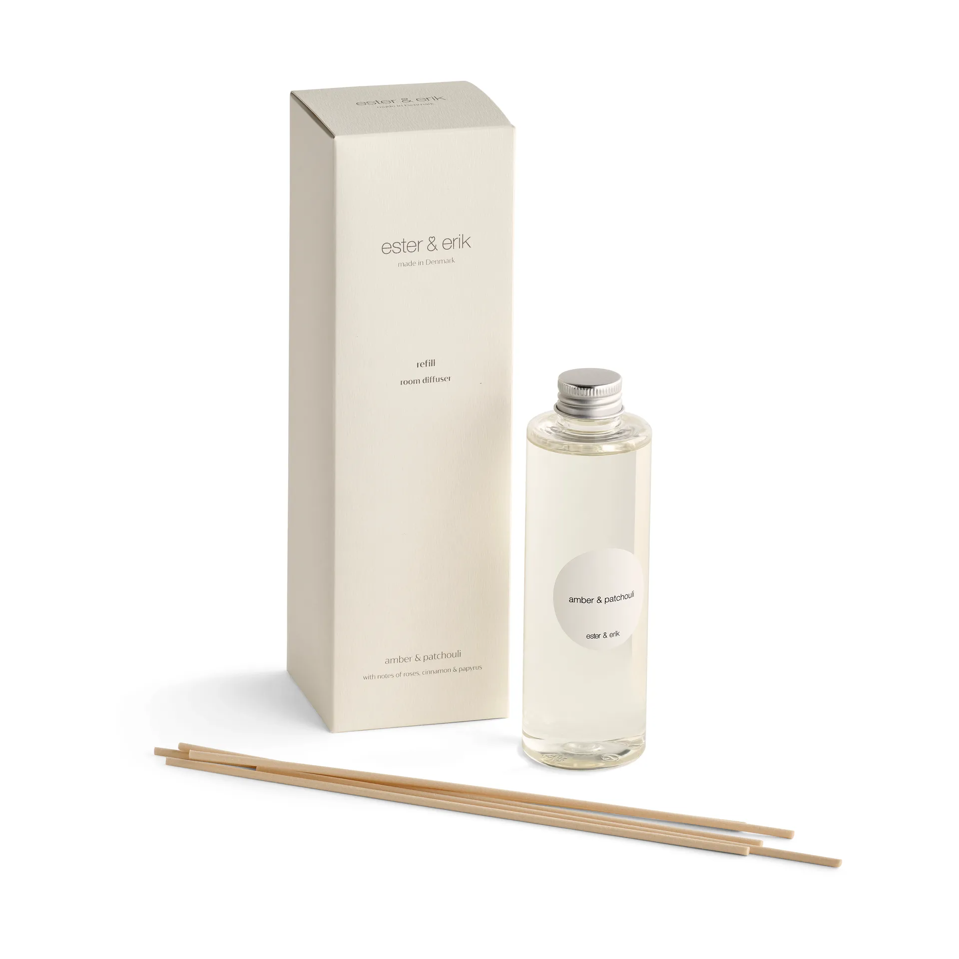 Recarga varetas perfumadas ester & erik , Amber & patchouli ester & erik