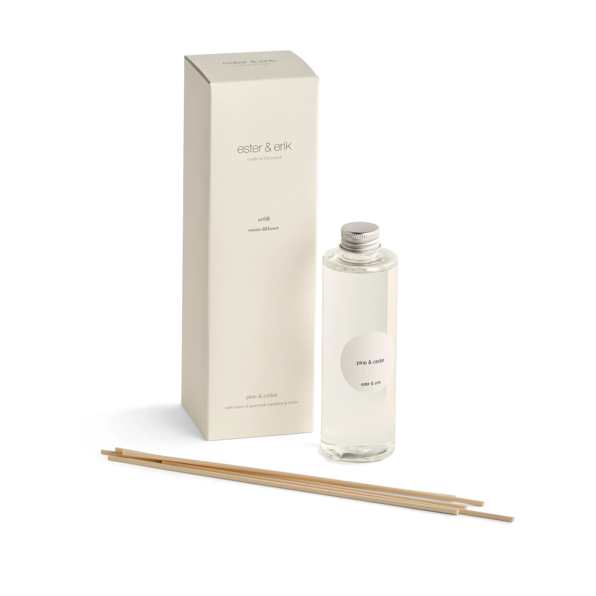 Recarga varetas perfumadas ester & erik , Pine & cedar ester & erik