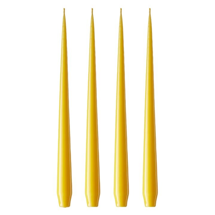 Vela ester & erik 4 un. brilhante - dark Lemon drop 15/2-0, 42 cm - Ester & erik