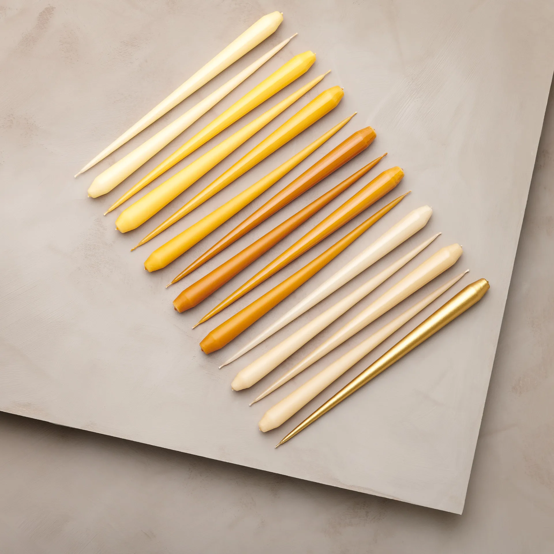 Vela ester & erik 4 un. brilhante, Pale ginger 14-0, 32 cm ester & erik