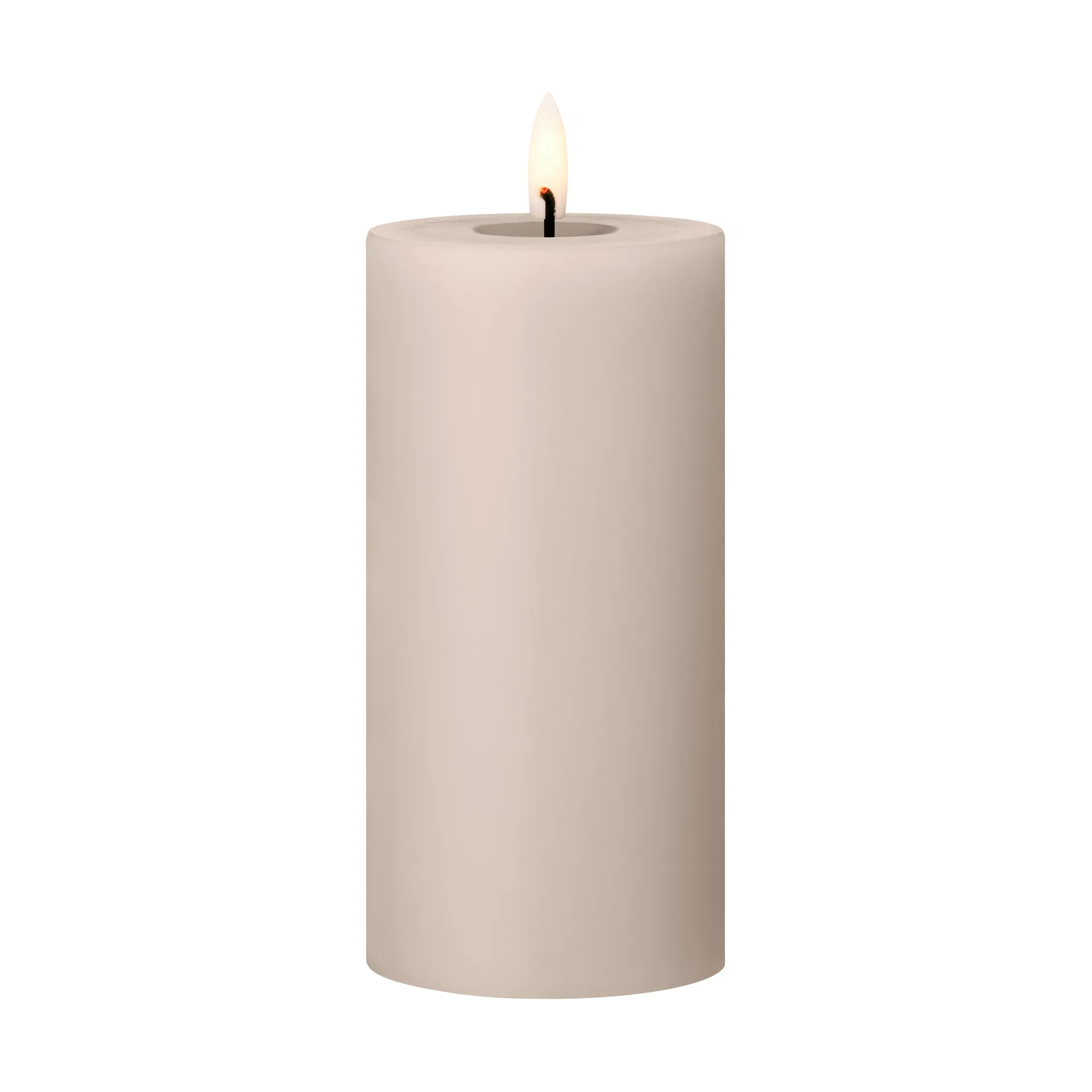 vela LED ester & erik, 22 Linen Grey, 15 cm ester & erik