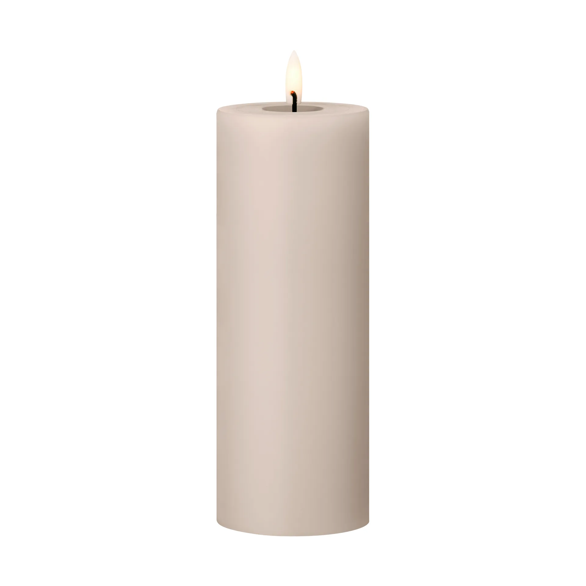 vela LED ester & erik, 22 Linen Grey, 20 cm ester & erik