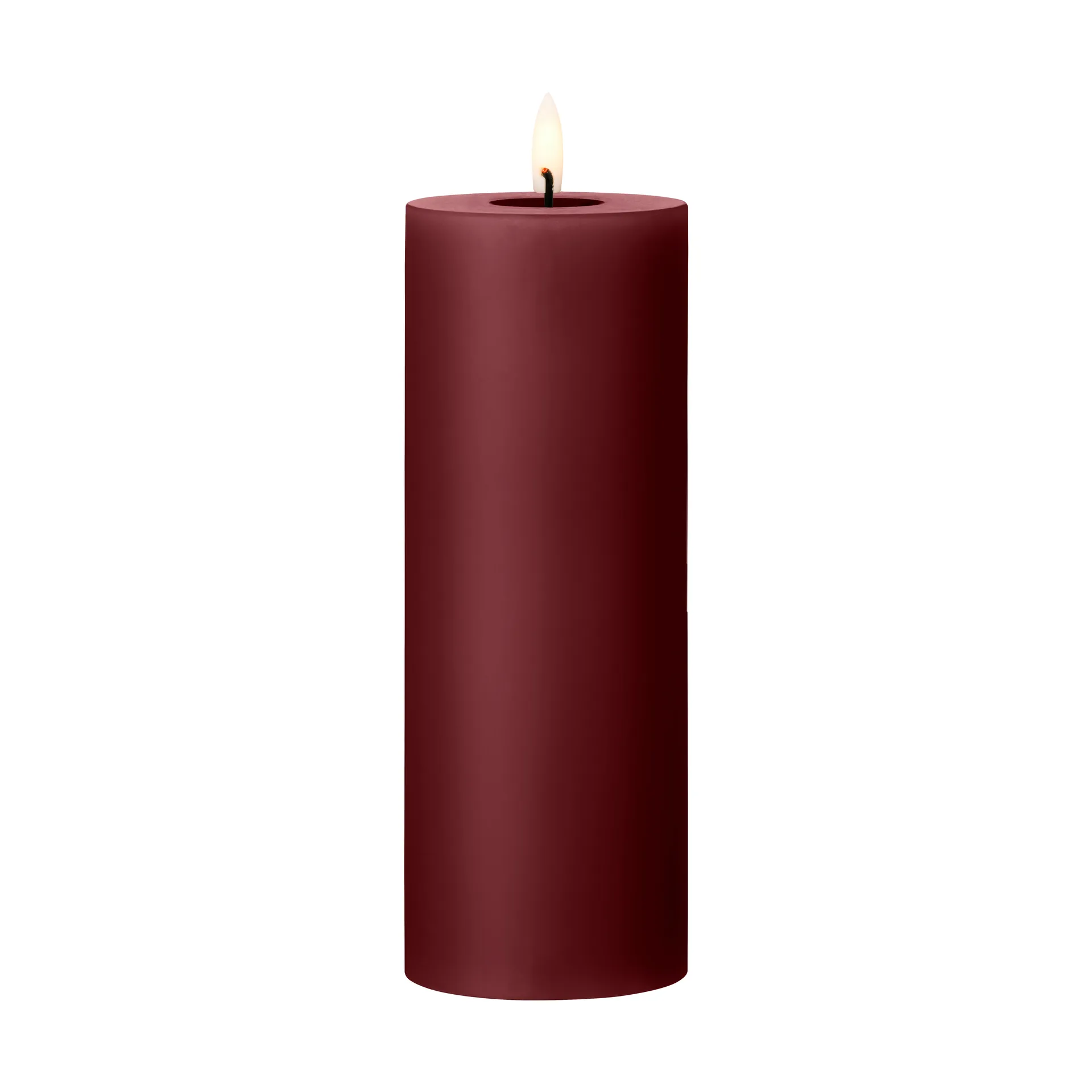 vela LED ester & erik, 44/2 Deep Wine, 20 cm ester & erik