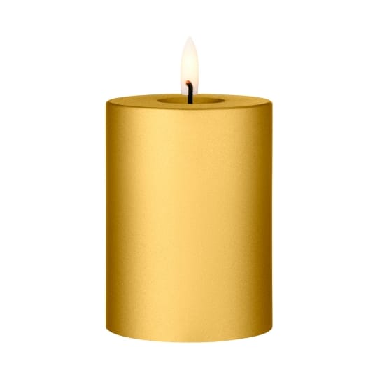 vela LED ester & erik - 90 Gold Metallic, 10 cm - Ester & erik