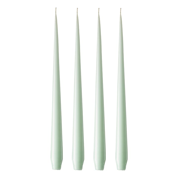 Velas ester & erik 32 cm 4 un. lacado - verde menta 03-0 - Ester & erik