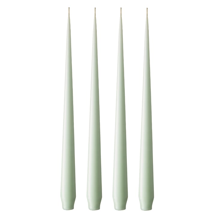 Velas ester & erik 32 cm 4 un. mate - verde menta 03 - Ester & erik