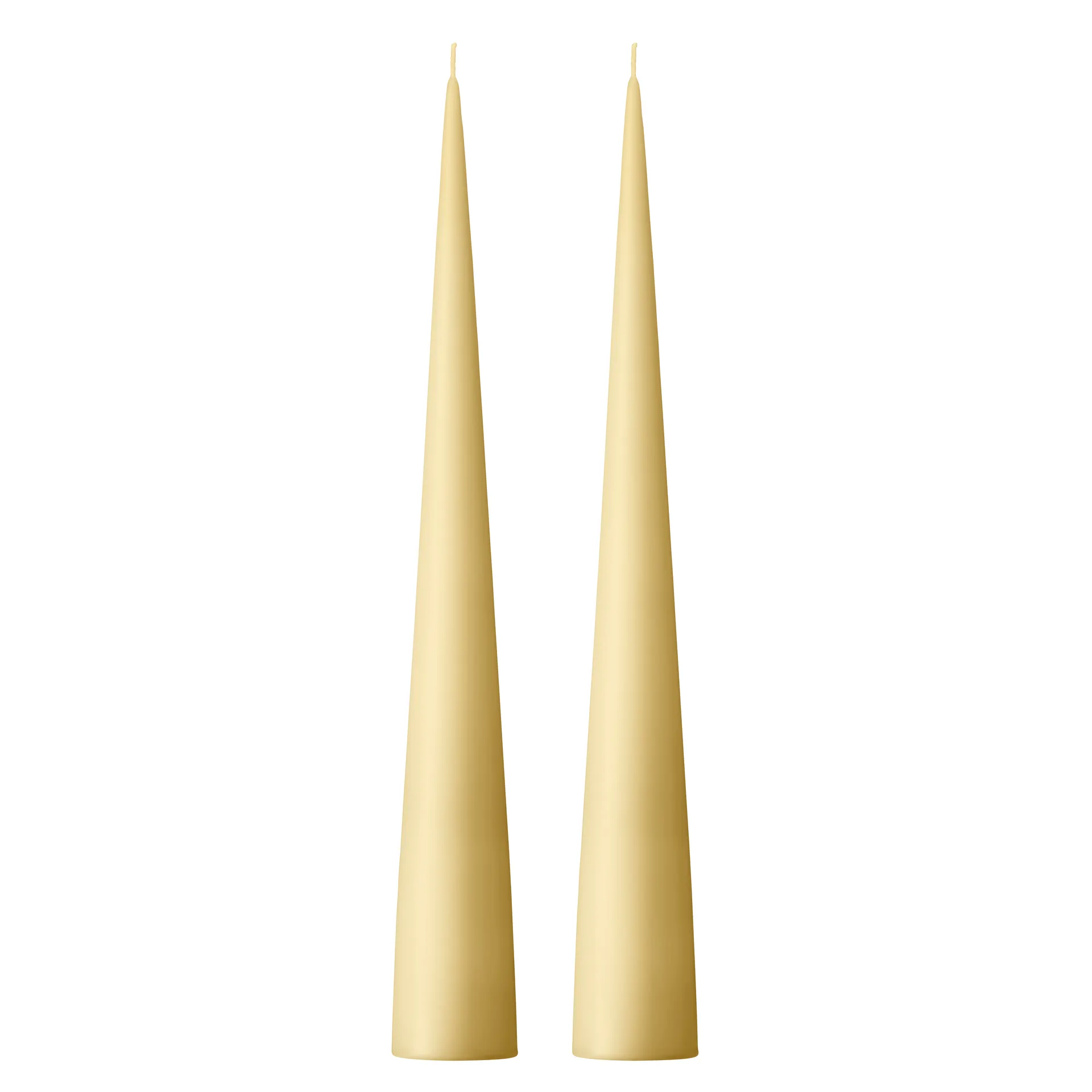 Velas ester & erik 34 cm 2 un. mate, bege 14 ester & erik