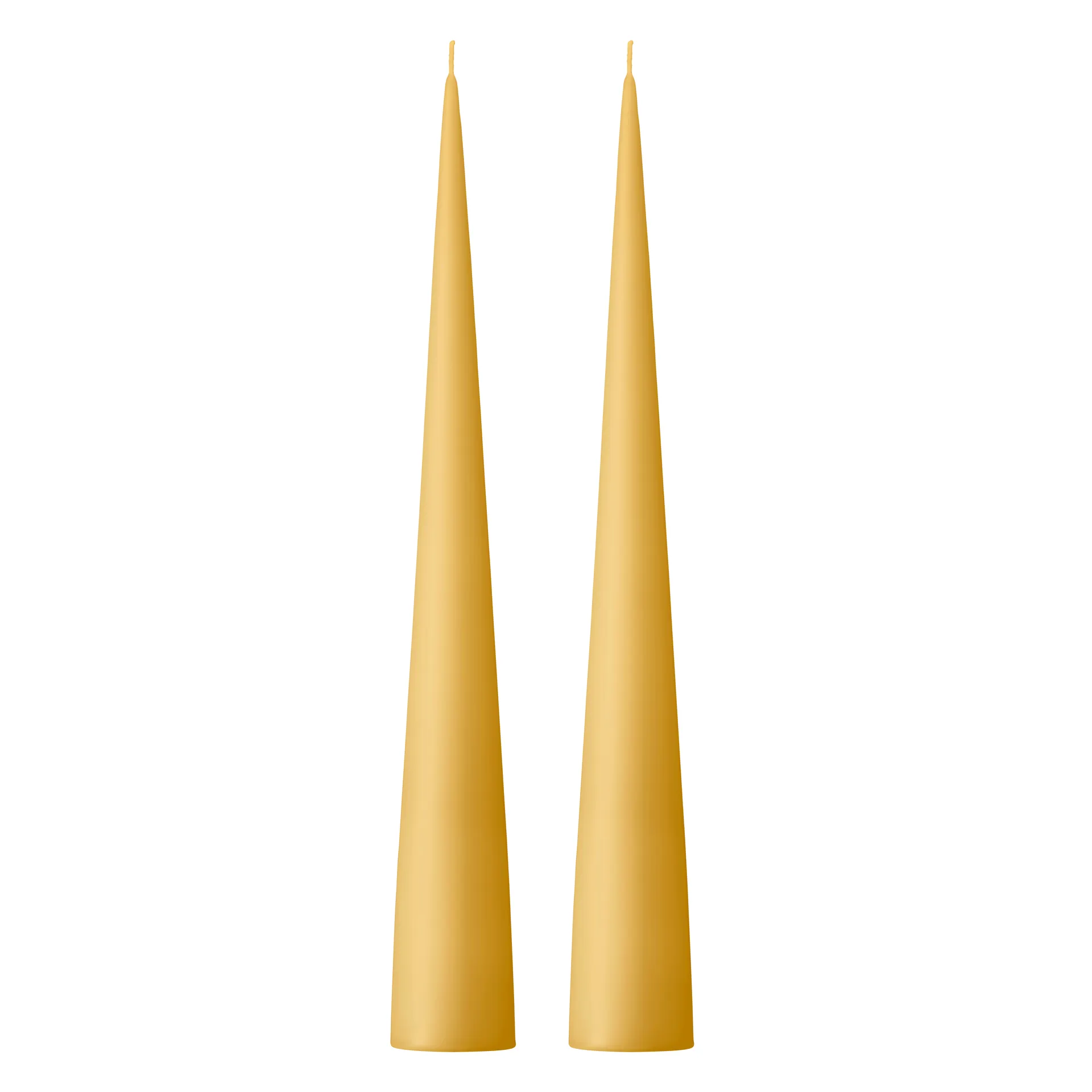 Velas ester & erik 34 cm 2 un. mate, bege 14/2 ester & erik