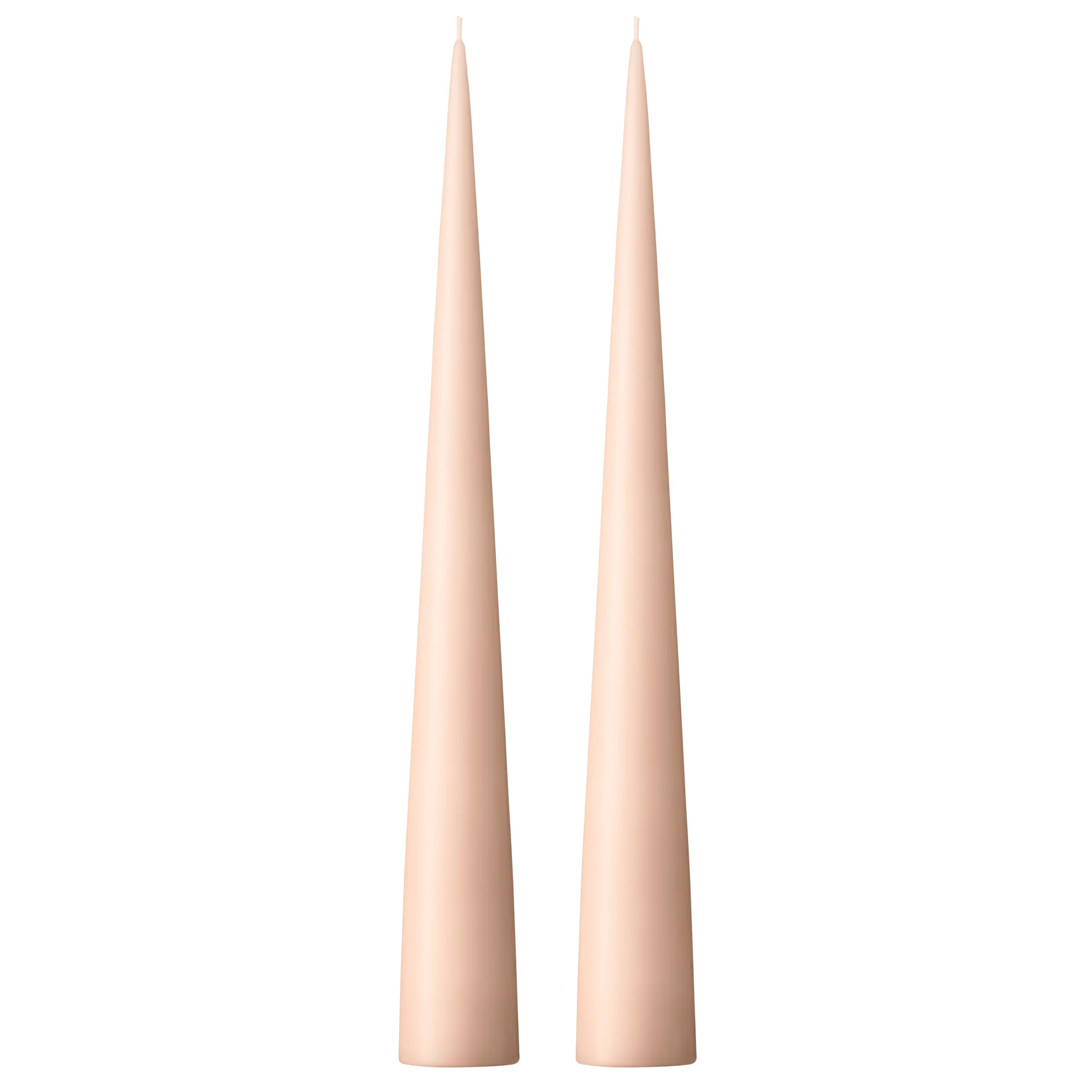 Velas ester & erik 34 cm 2 un. mate, camel 11 ester & erik