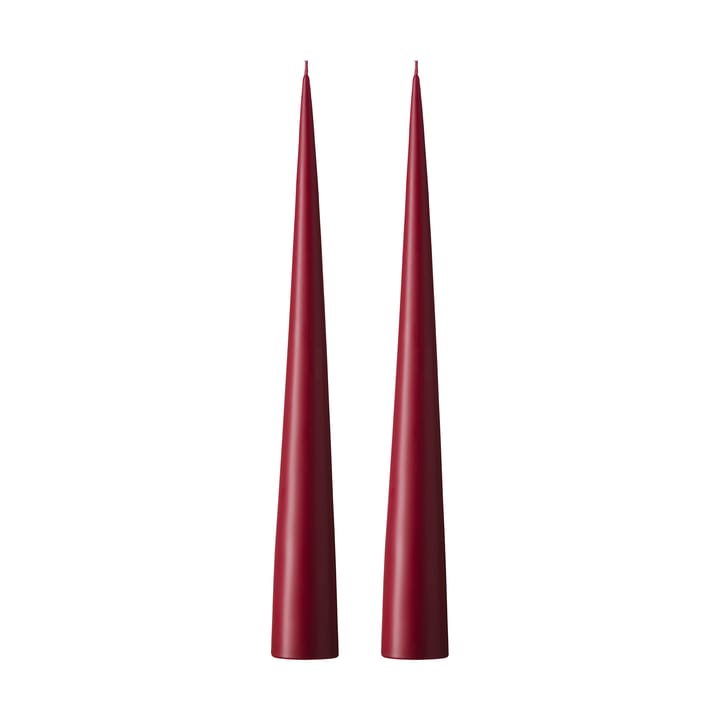 Velas ester & erik 34 cm 2 un. mate - Deep wine 44/2 - Ester & erik