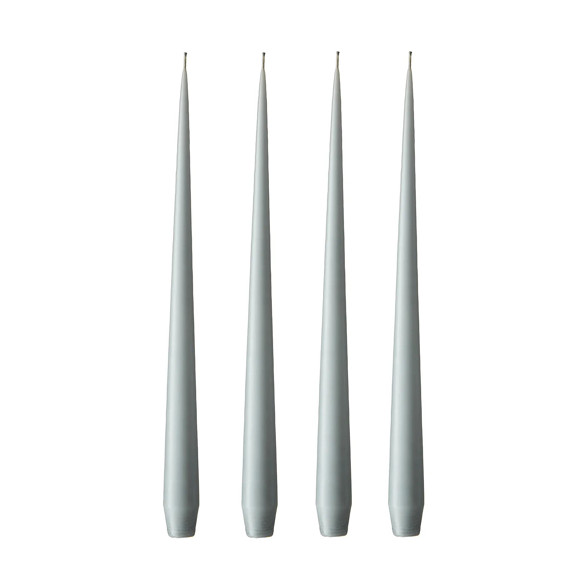 Velas ester & erik 4 un. mate, concrete, 32 cm ester & erik