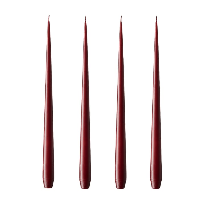 Velas ester & erik 4 un. mate - Deep wine, 32 cm - Ester & erik
