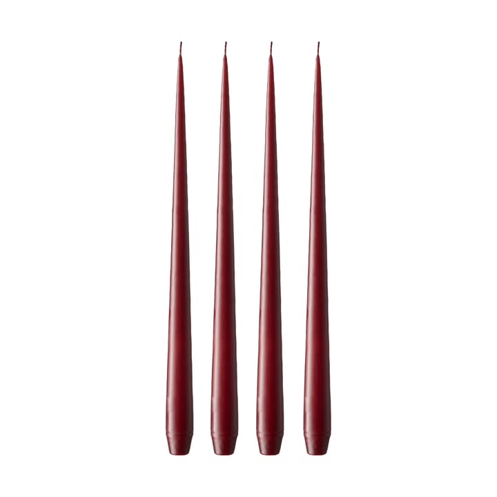 Velas ester & erik 4 un. mate - Deep wine 44/2, 42 cm - Ester & erik