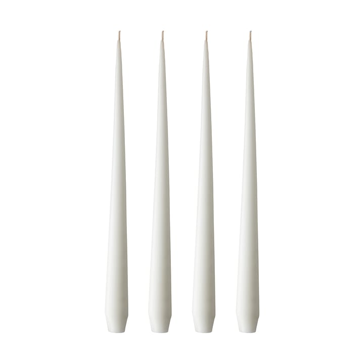 Velas ester & erik 4 un. mate - pure white, 42 cm - Ester & erik