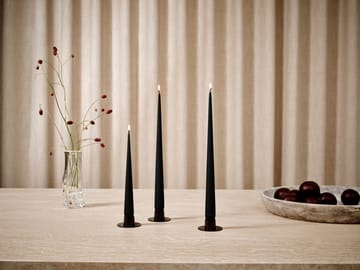 Velas ester & erik 4 un. mate - Velvet matt black 95, 42 cm - ester & erik