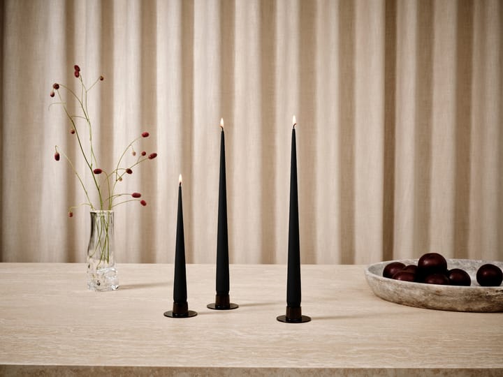 Velas ester & erik 4 un. mate, Velvet matt black 95, 42 cm ester & erik
