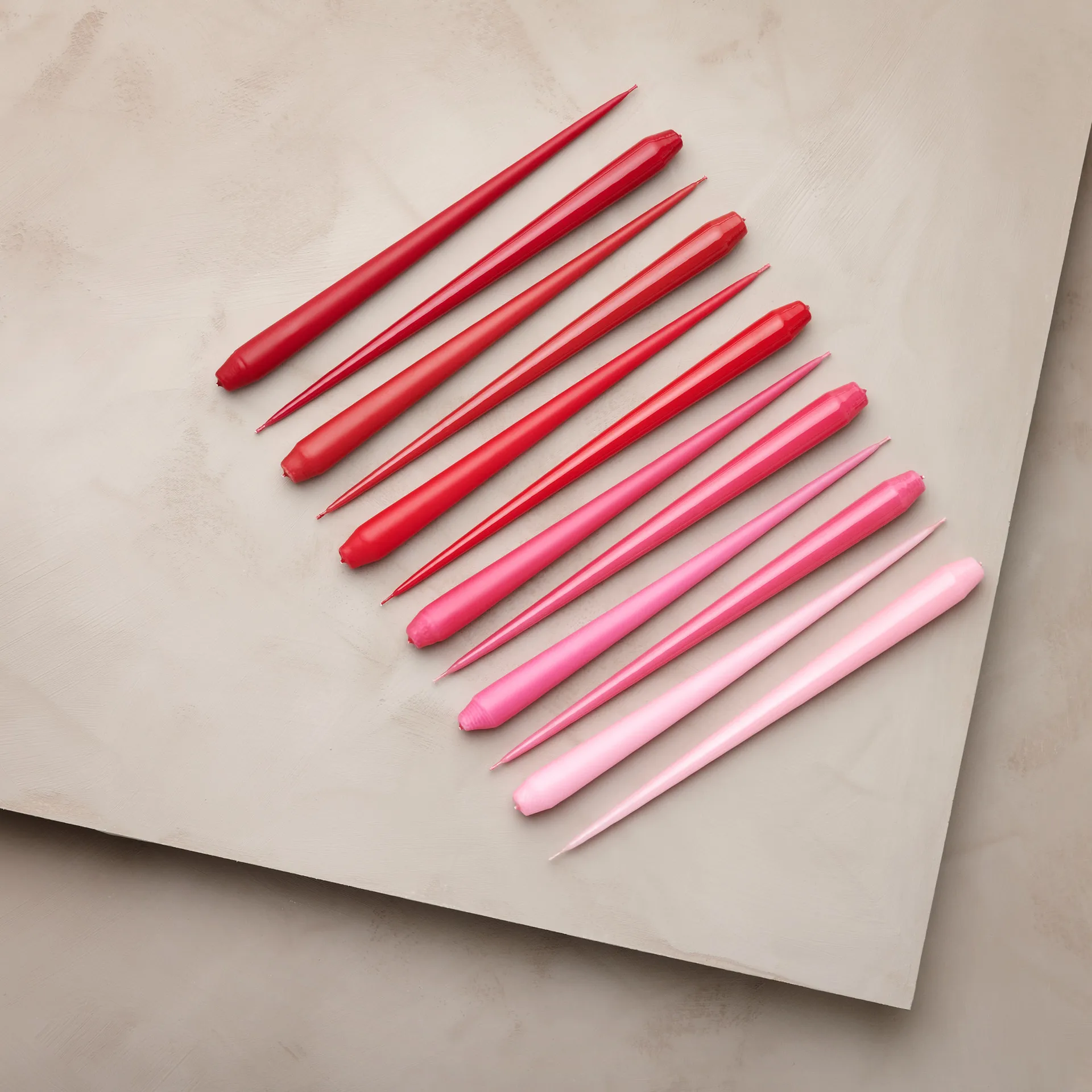 Velas ester & erik 4 un. mate, winter berry, 32 cm ester & erik