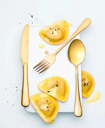 Eternum Napoli conjunto de talheres 16 peças - Dourado - Eternum