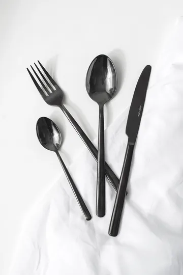 Eternum Nardo conjunto de talheres 16 peças - Preto - Eternum